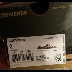 Converse CT Shoreline, charcoal size 8